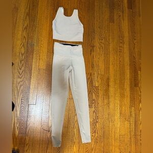 Cream Activewear Set
